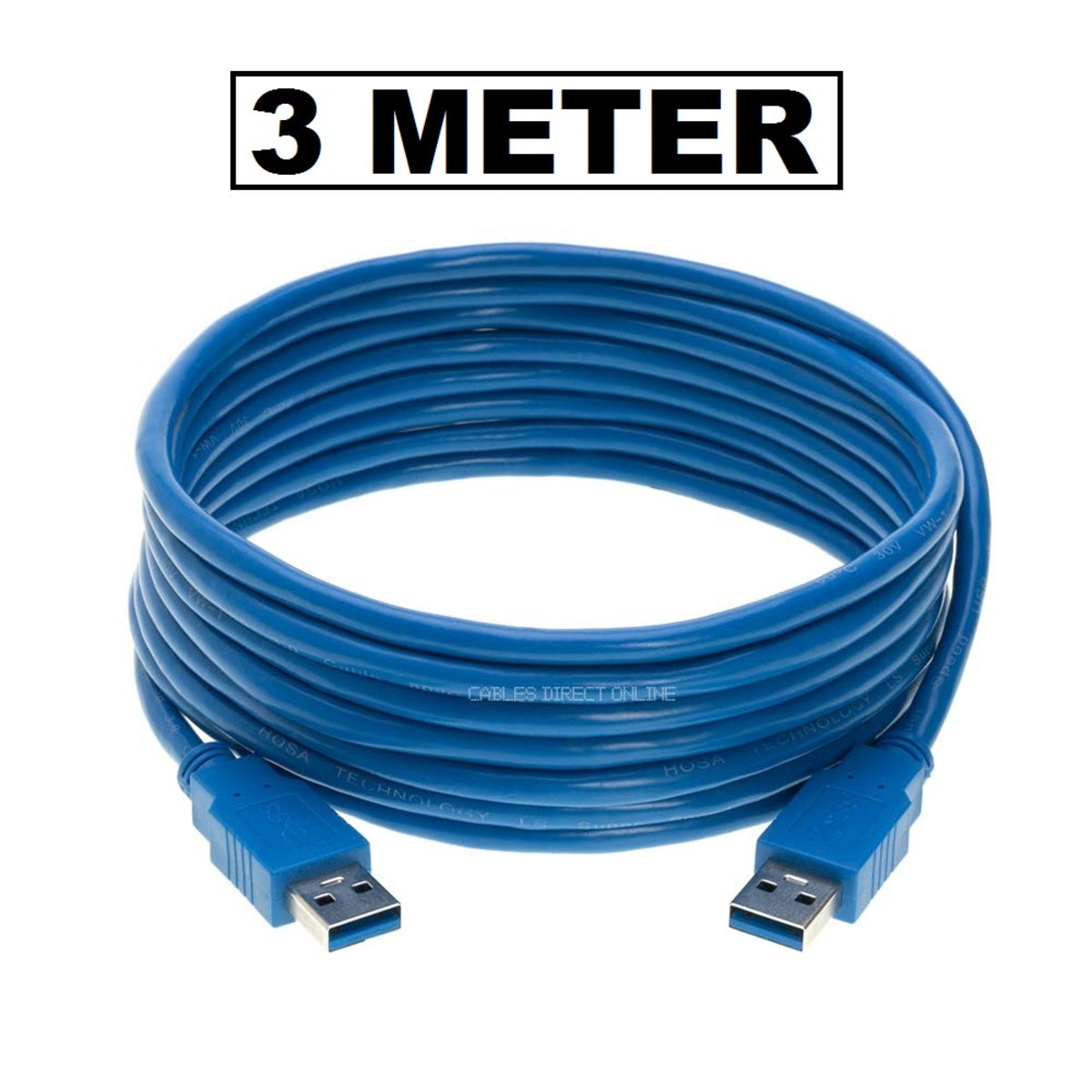USB Male to Male Cable-3 M