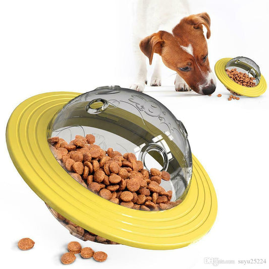 Dog Planet Treat Toy-Yellow