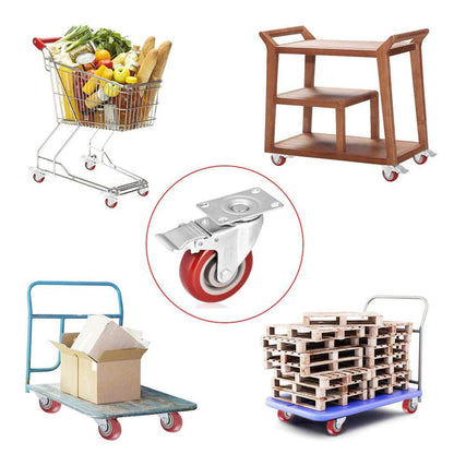 4 PCS Set Heavy Duty Swivel Casters