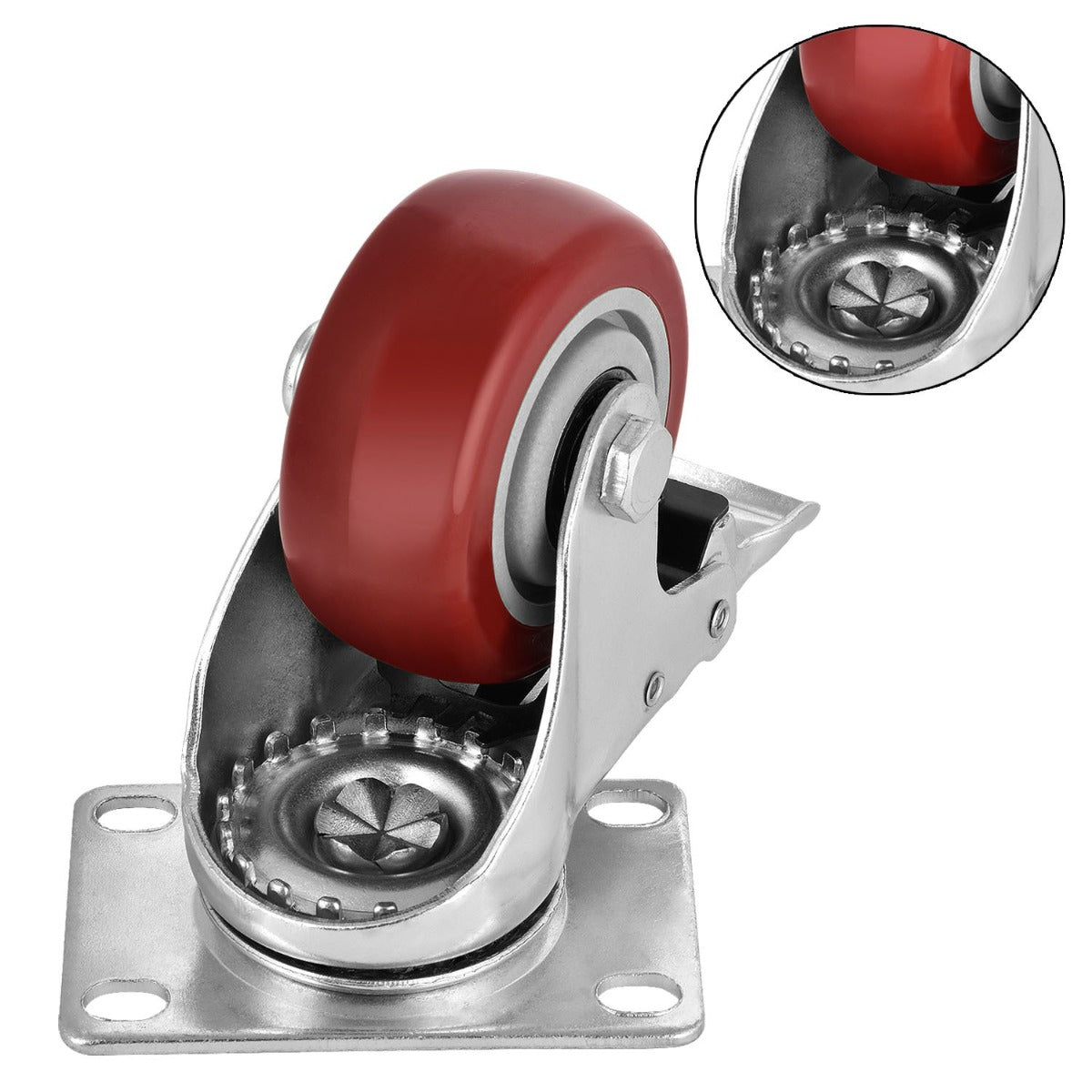 4 PCS Set Heavy Duty Swivel Casters