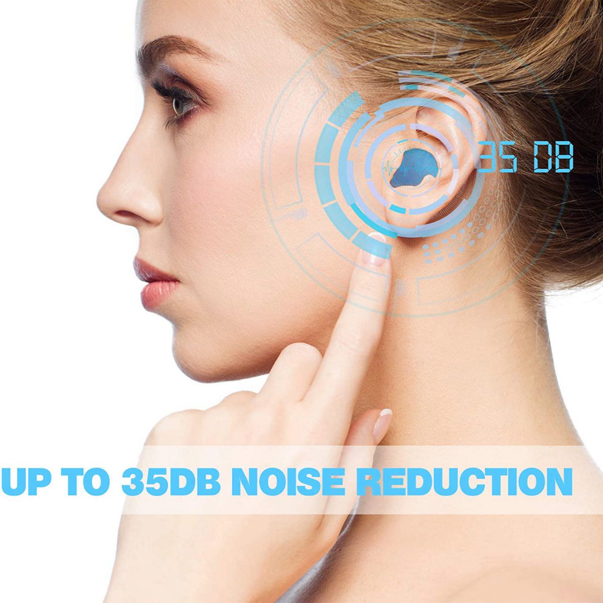 6Pcs Reusable Silicone Ear Plugs