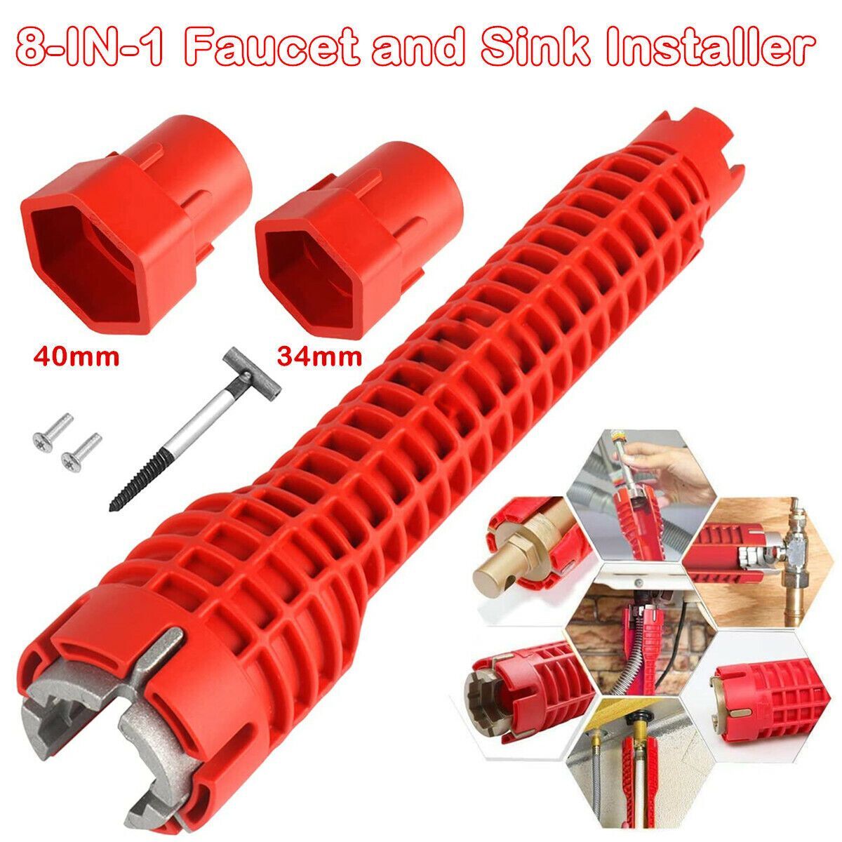 Flume Wrench Sink Repair Tool