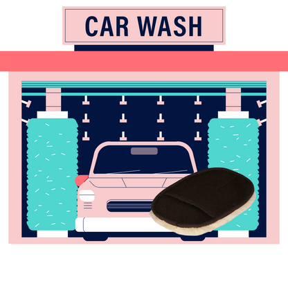 Car Care Cleaning Brush-Black