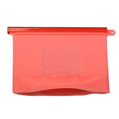 Reusable Food Storage Bags-Red -1500ml