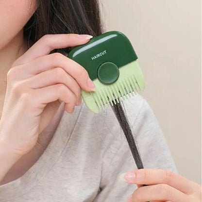 Two-in-one Clipper Portable Haircut Comb Hair Bifurcation Trimmer Haircut Comb