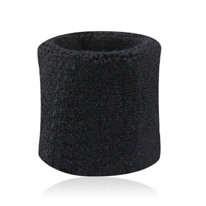 Sport Wrist Sweatbands - Cotton Spandex (Pair)