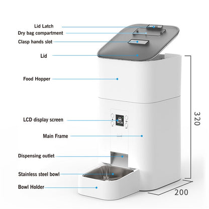 dog cat food dispenser