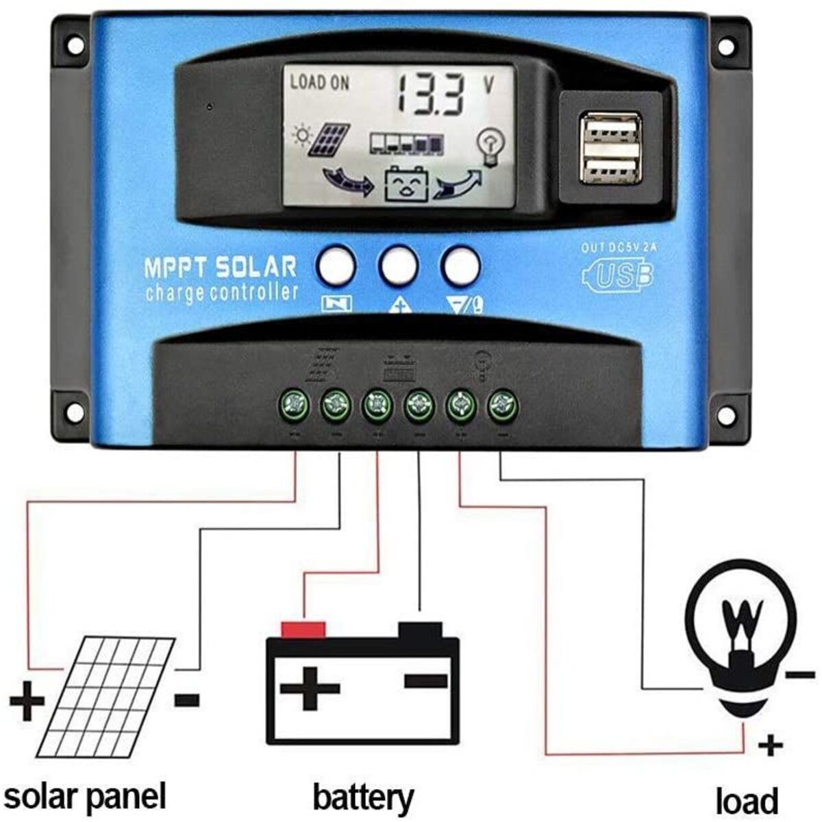 100A Solar Charge Controller