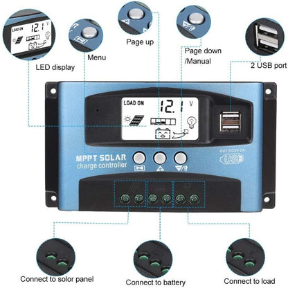 100A Solar Charge Controller