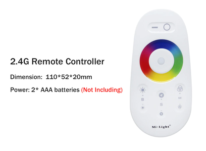 10M RGBWW LED Light With Touch Screen Controller & Adapter