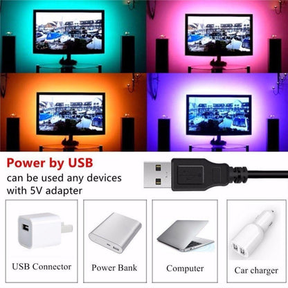 USB RGB 3M TV Back Light LED Strip Lights