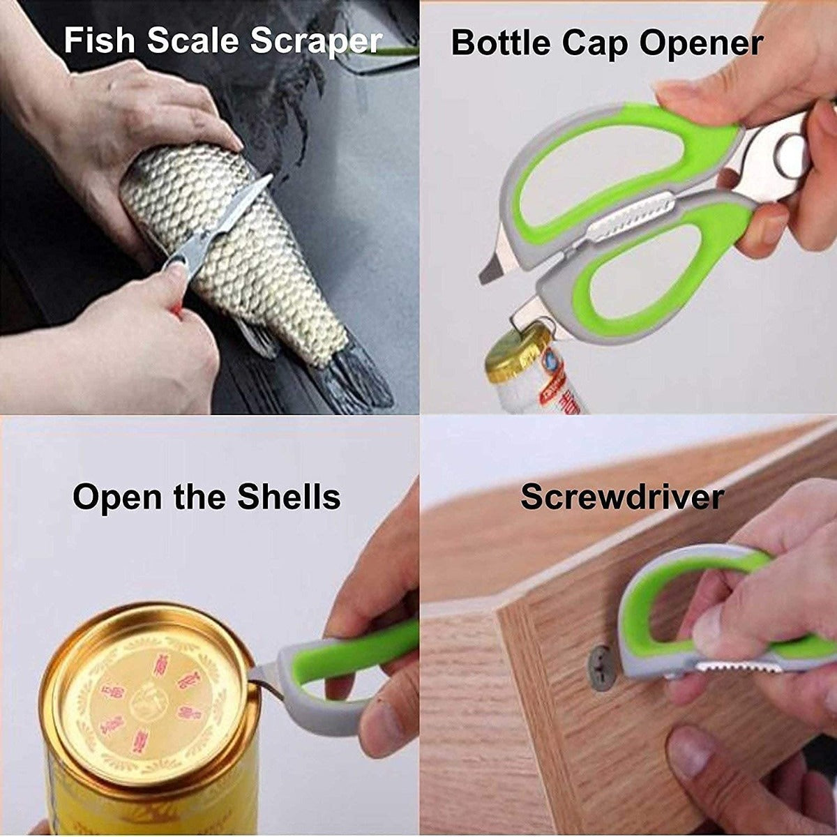 6 in 1 Multifunctional Kitchen Scissor
