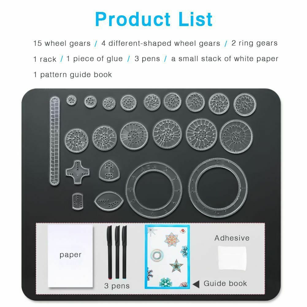 27Pcs Spirograph Design Set