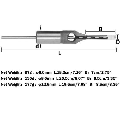 HSS Square Hole Drill Bit