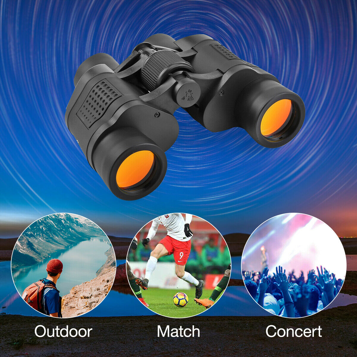 60x60 Binoculars