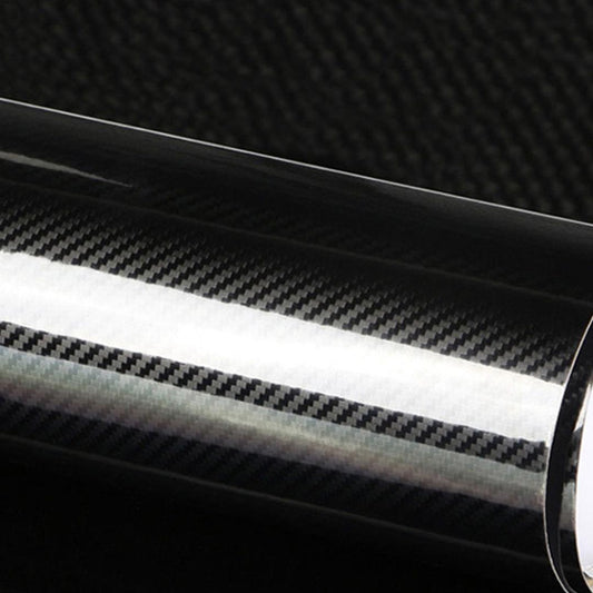 Black Carbon Fiber Sticker