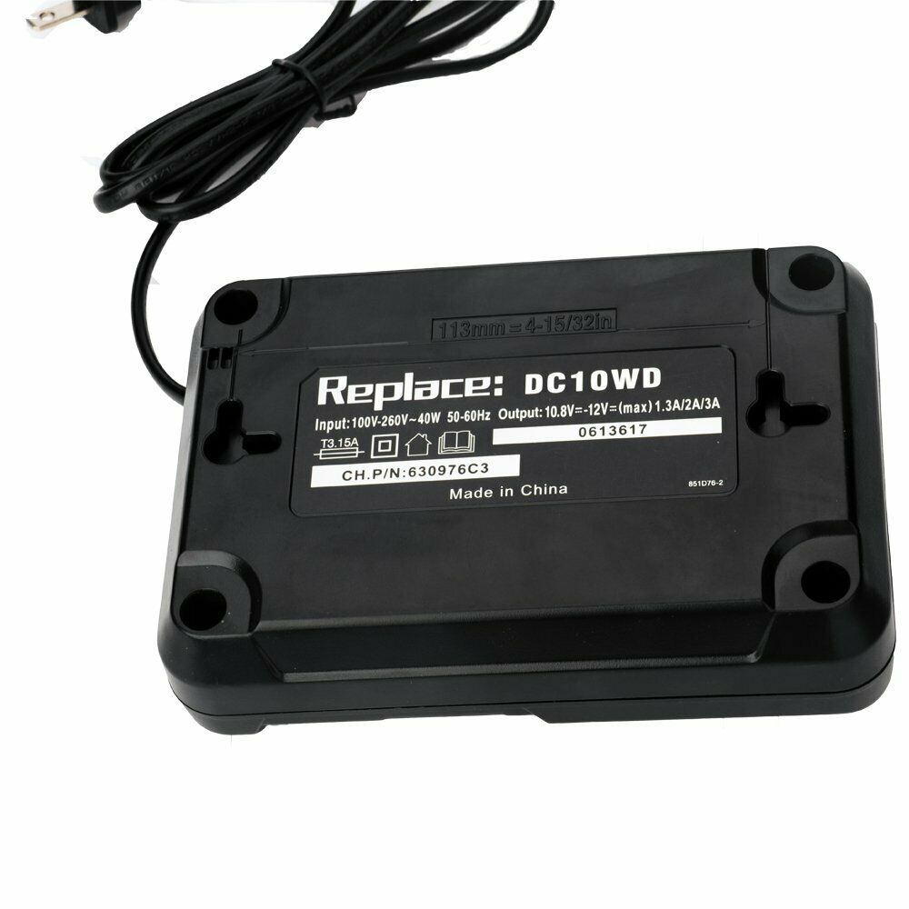 Replacement Battery Charger for 10.8V-12V Cordless Power Tools