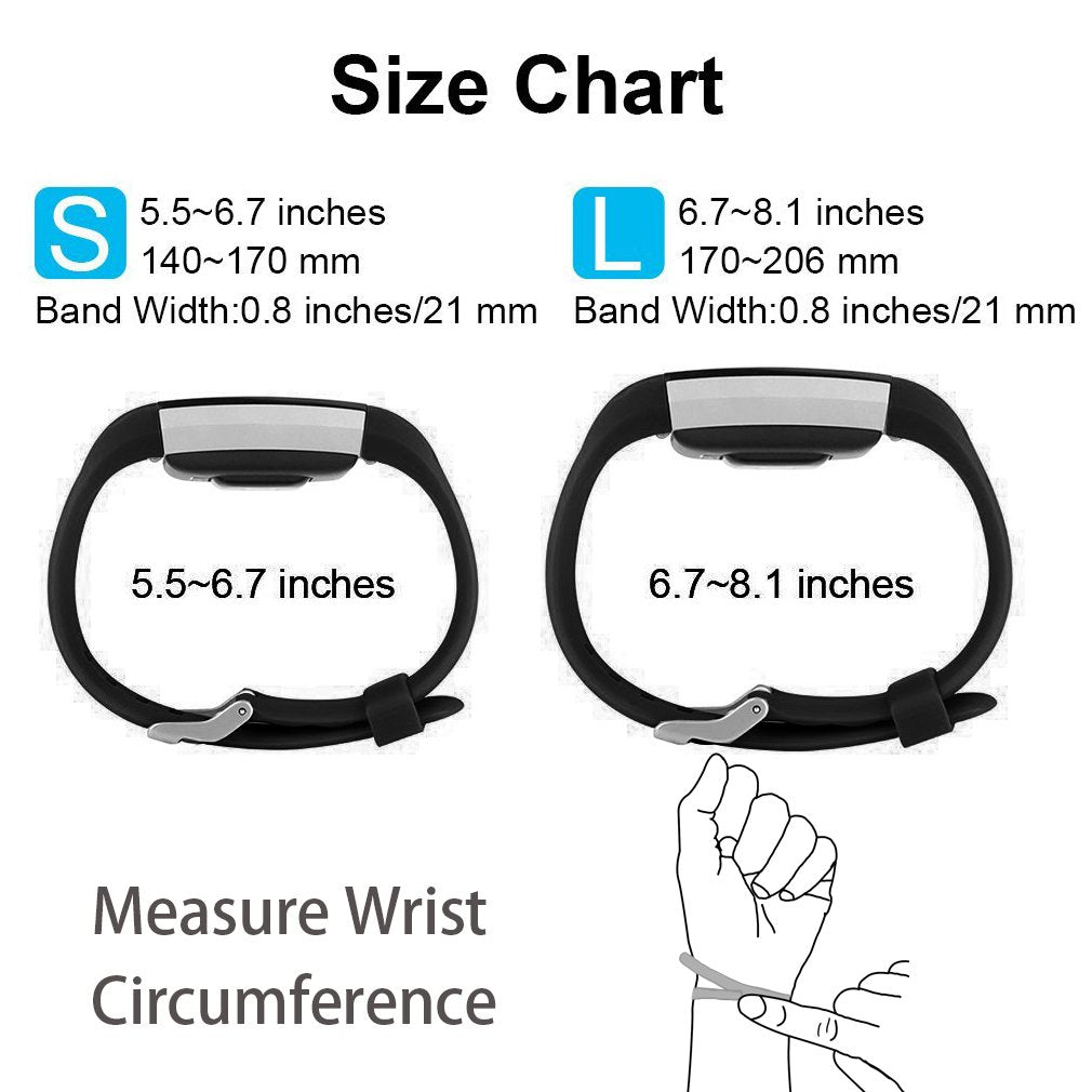 Fitness Tracker Normal Rubber band-Black-L