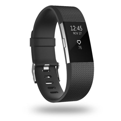 Fitness Tracker Normal Rubber band-Black-L