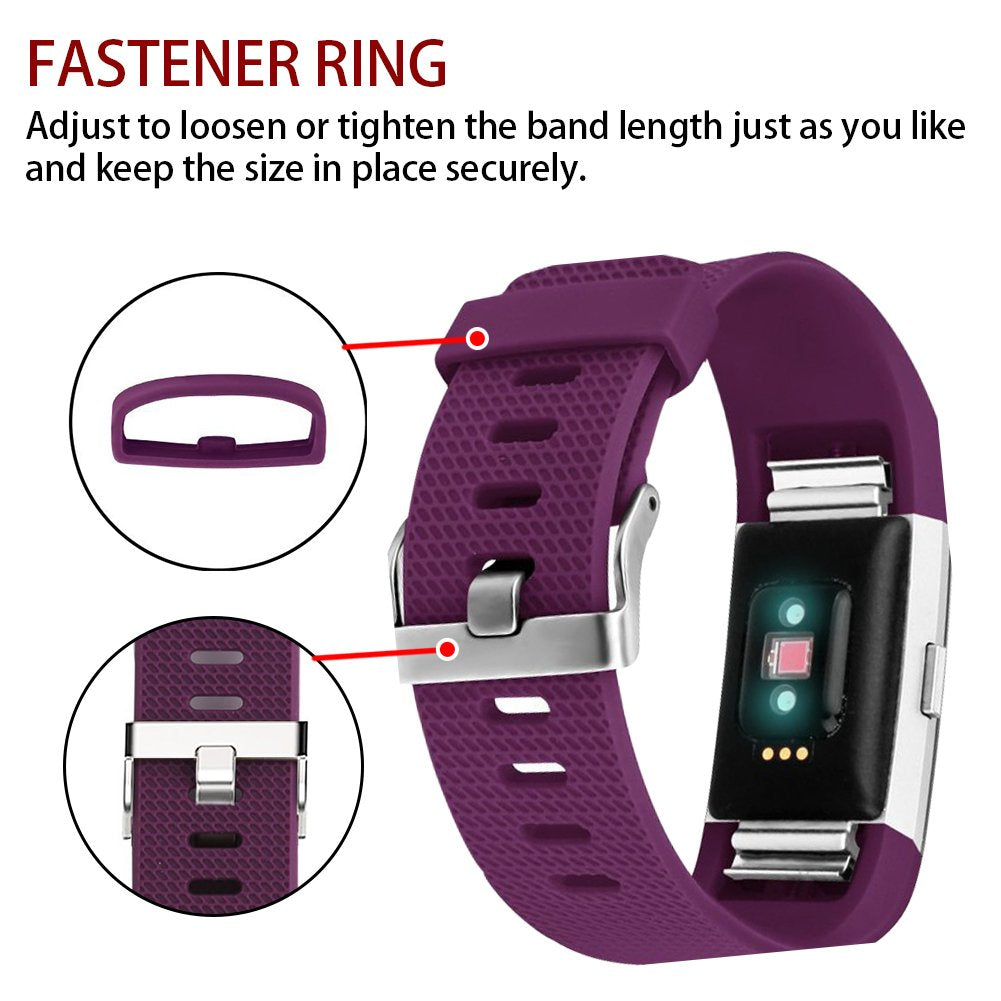 Fitness Tracker Normal Rubber band-Purple-L