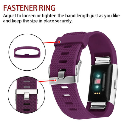 Fitness Tracker Normal Rubber band-Purple-L