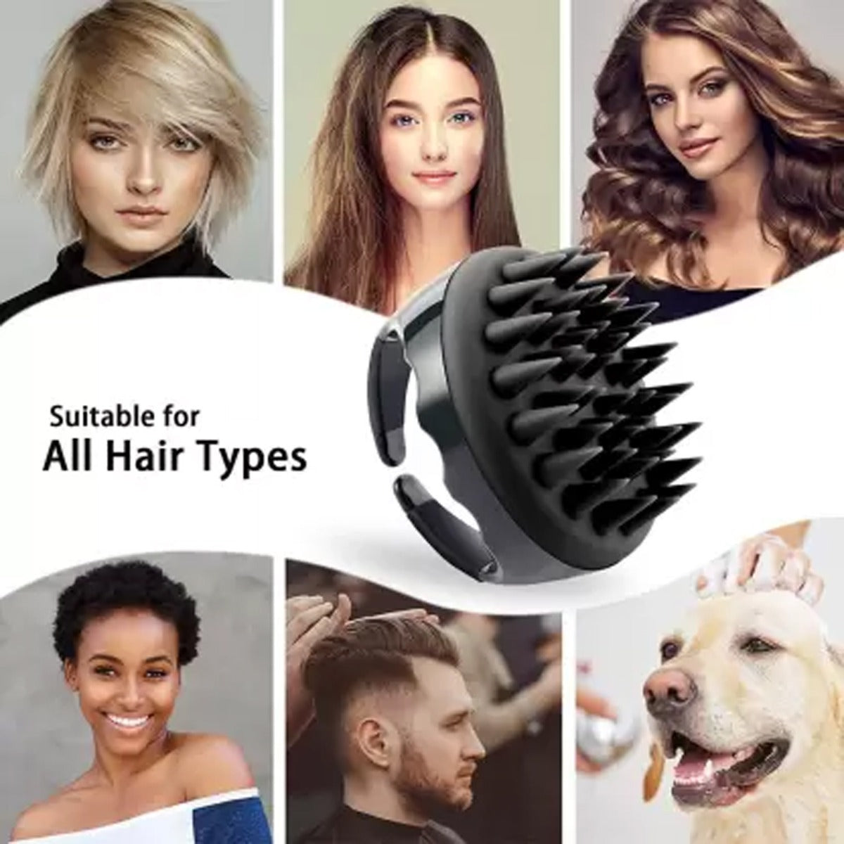 Silicone Hair Scalp Brush