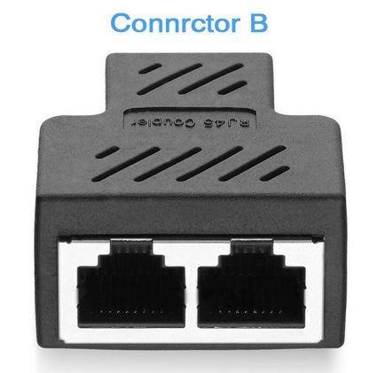 2pcs - RJ45 Splitter Adapter