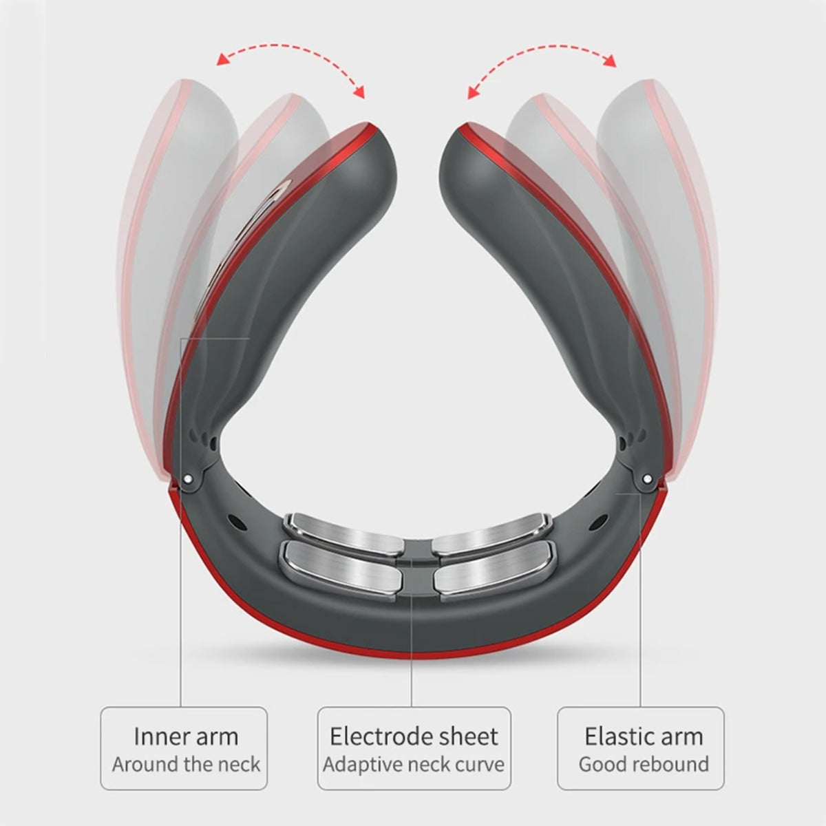 4 Head Neck Massager Vibrat