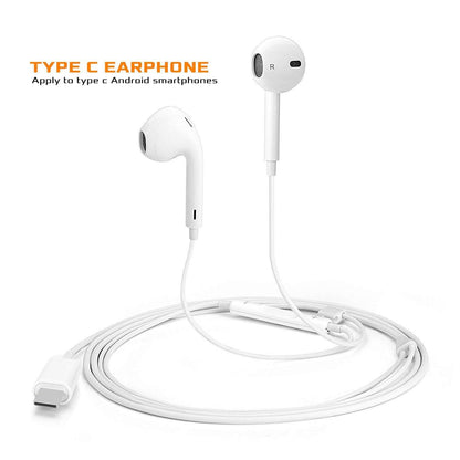Type C Earphone For Smartphone