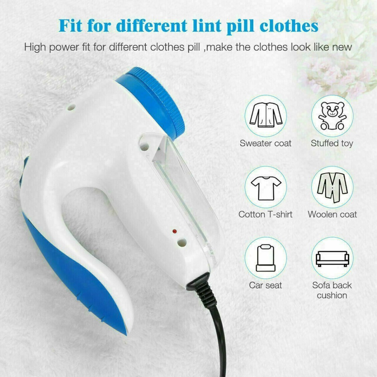 Electric Clothes Lint Pill Fluff Remover