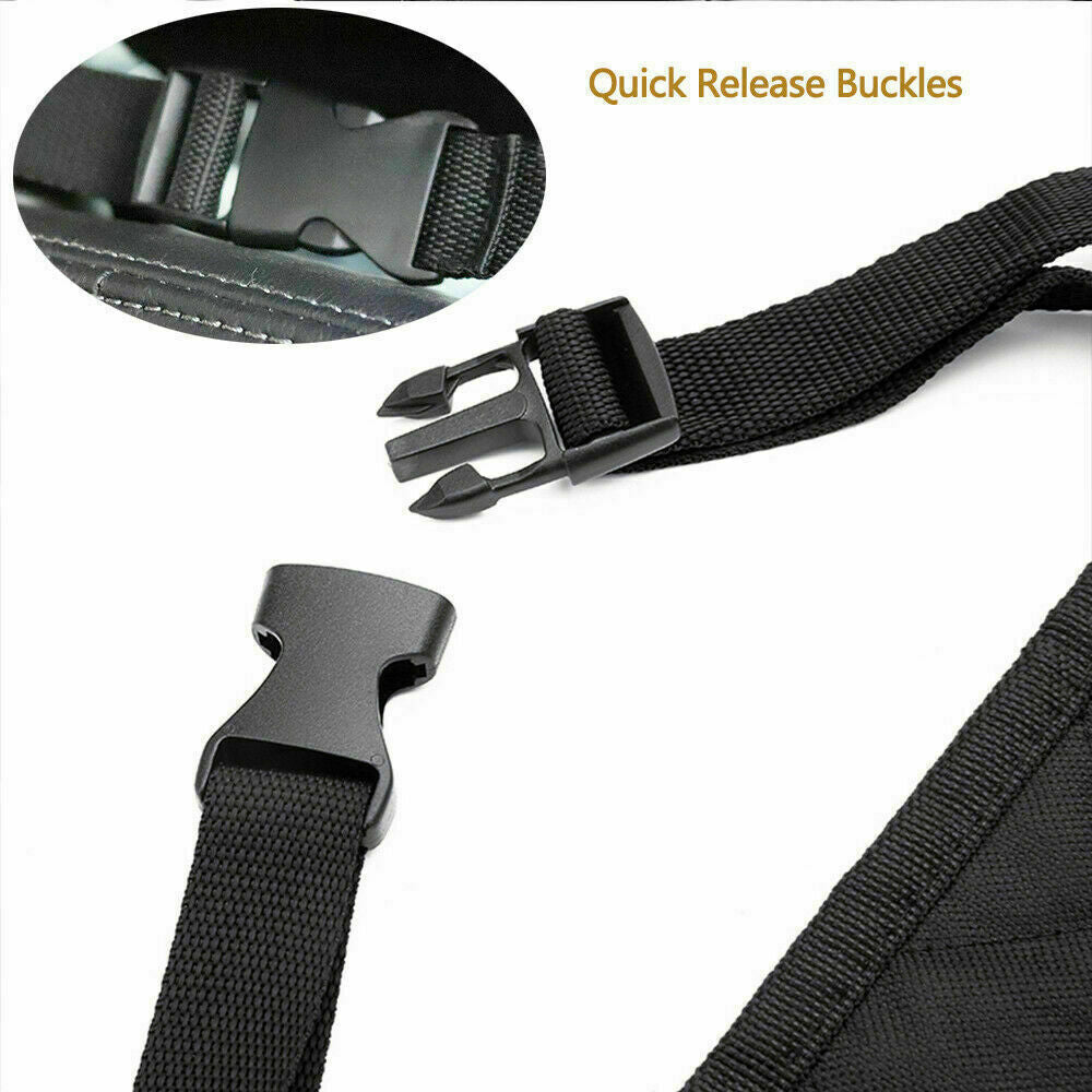 Zipper Dog Car Seat Cover