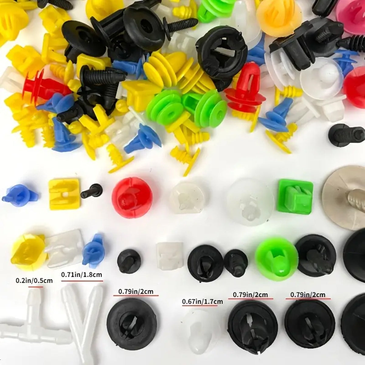 200pcs/opp Universal Car Fender Buckle Repair Parts Kit