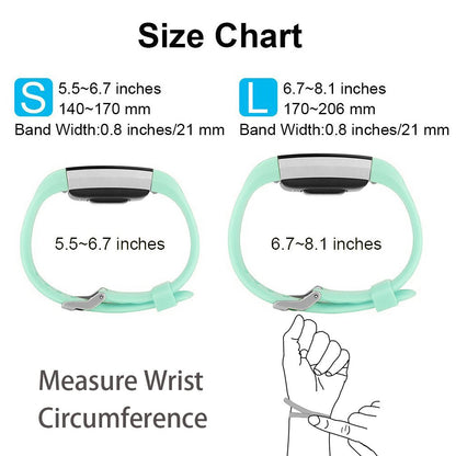 Fitness Tracker Normal Rubber band-Mint-S