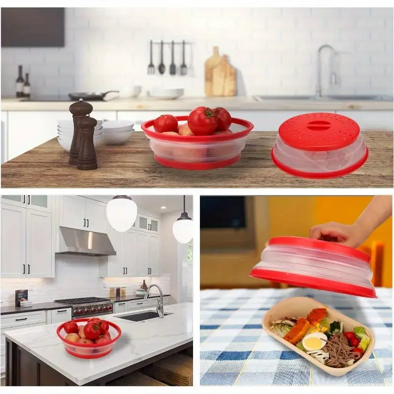 Collapsible Microwave Lid