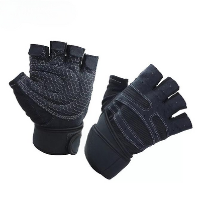 Half Finger Workout Gloves-L