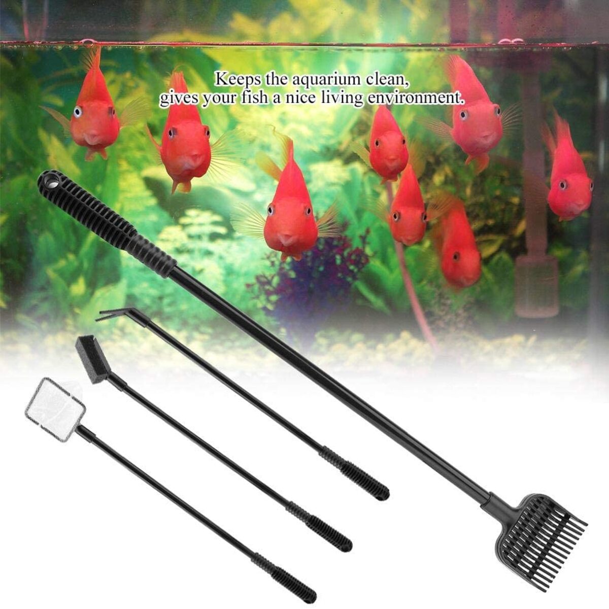 4 in 1 Multifunction Aquarium Cleaning Tool