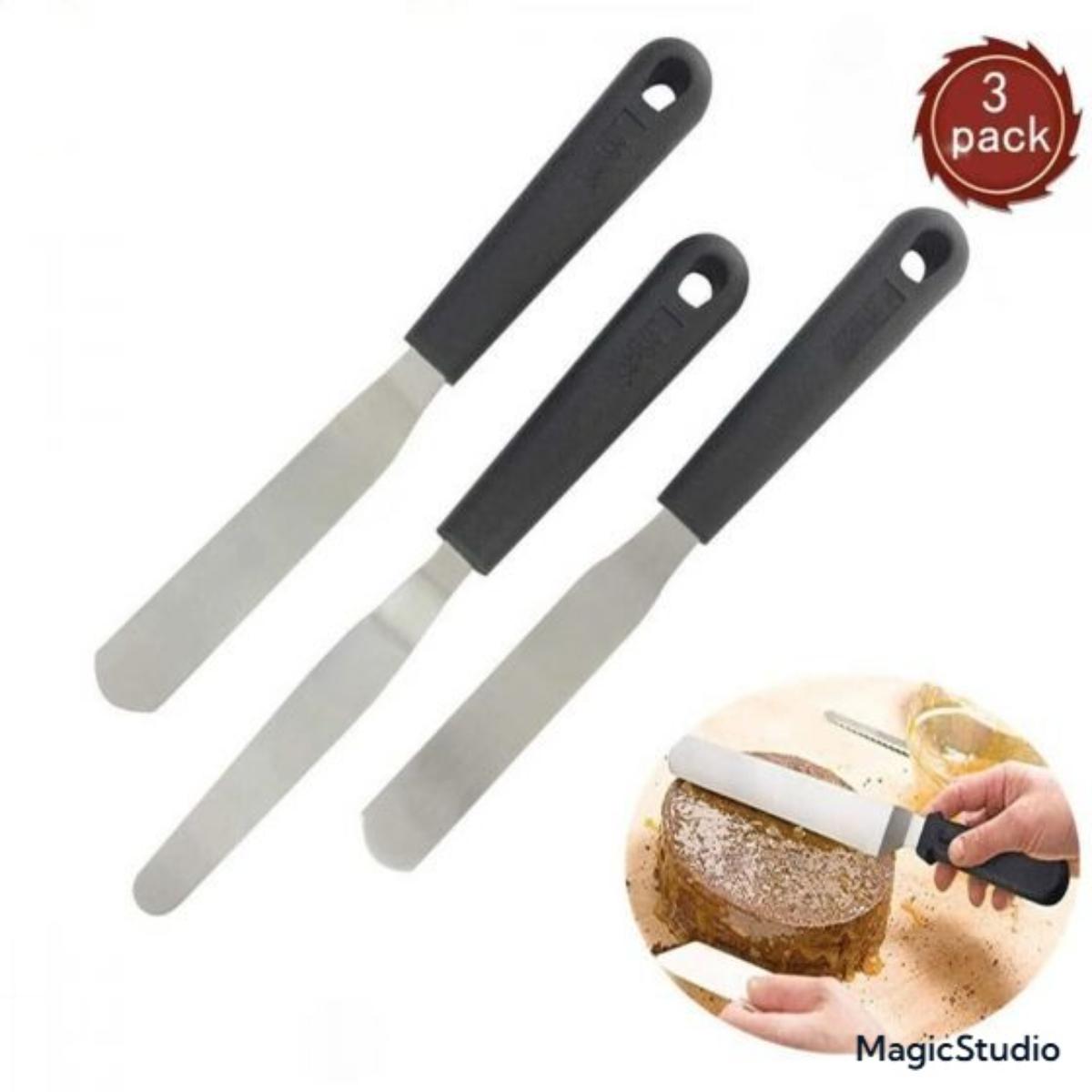 3-Piece Icing Spatula Set