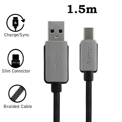 Braided Type-C Charging Cable - 1.5 Meter