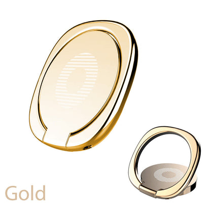 Hand Ring Car Mount Phone Holder Stand-Gold