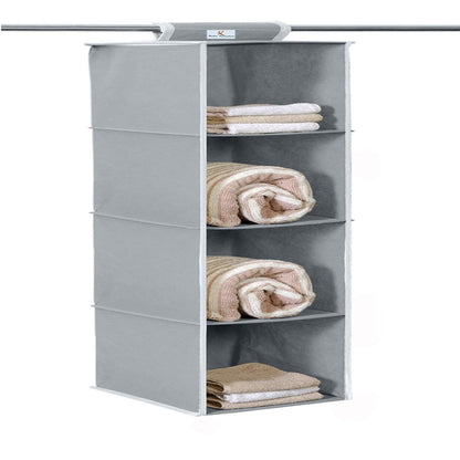 4 Shelf Closet Hanging Organizer