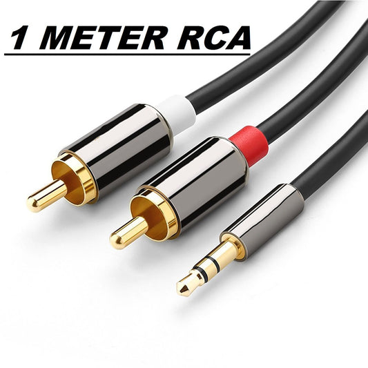 2 AV to 3.5 mm AUX Cable - 1 Meter