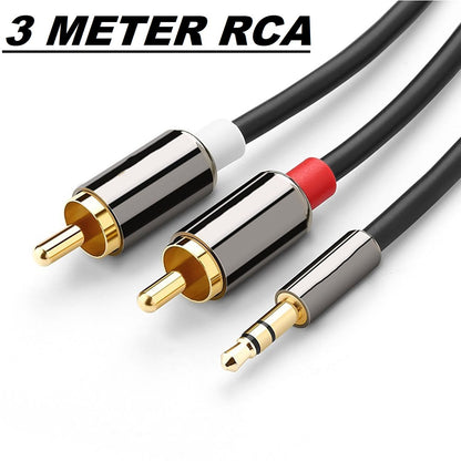 2 AV to 3.5 mm AUX Cable - 3 Meter