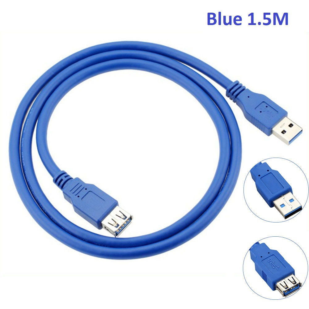 USB 3.0 Male to Female Data Cable-1.5 M