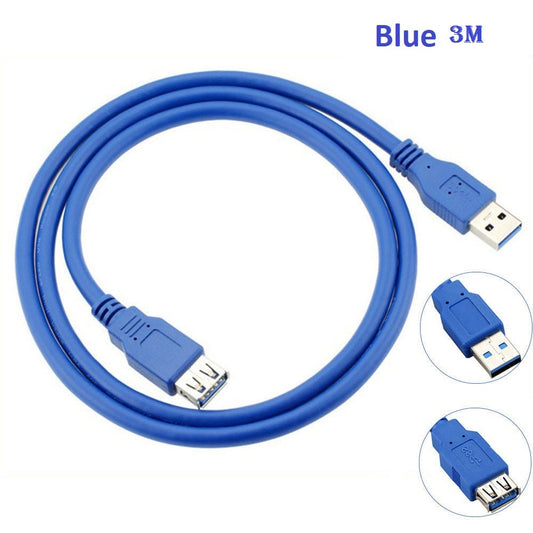 USB 3.0 Male to Female Data Cable-3 M