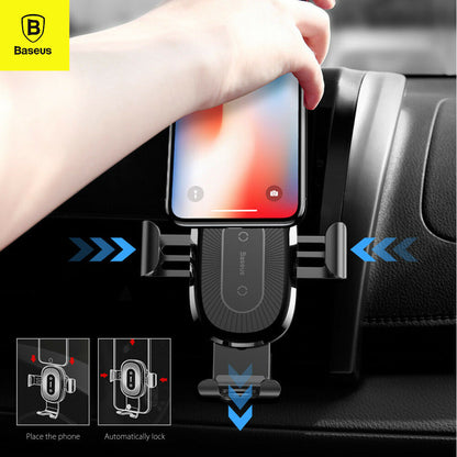 Wireless Charger Gravity Car Mount
