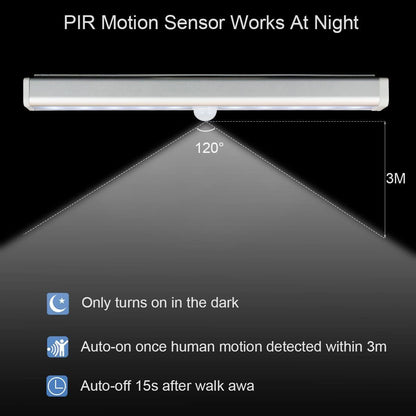 10LED Motion Sensor Light (Cool White)