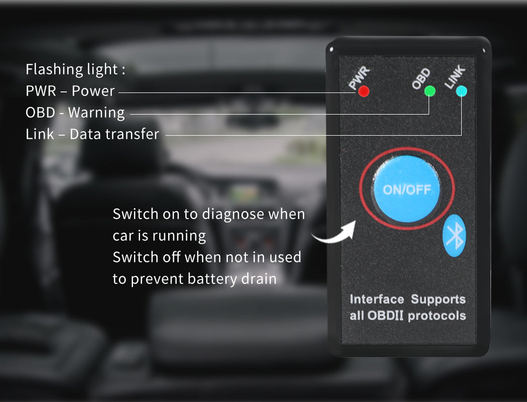 OBD 2 Bluetooth Car Scanner