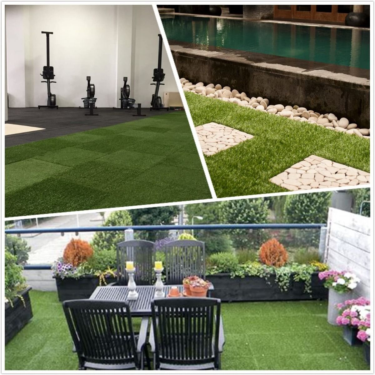 Artificial Turf Grass Tiles