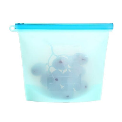 Reusable Food Storage Bags-Blue-1500ml