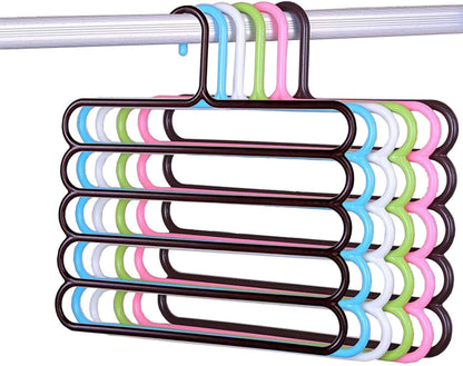 Multi-Purpose 5 Layer Pants Clothes Hanger